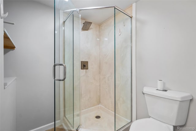 11589 Ember, Davisburg, MI 48350 - bathroom featuring toilet and a stall shower