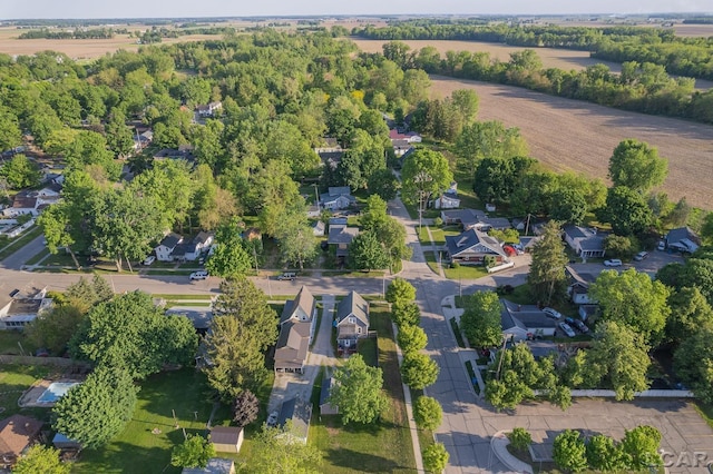 134 W Lagrange St, Morenci, MI 49256 - aerial view of property and surrounding area with nearby suburban area