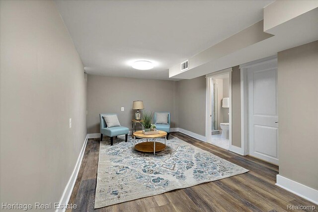 2376 Bacon Ave, Berkley, MI 48072 - sitting room with wood finished floors and baseboards