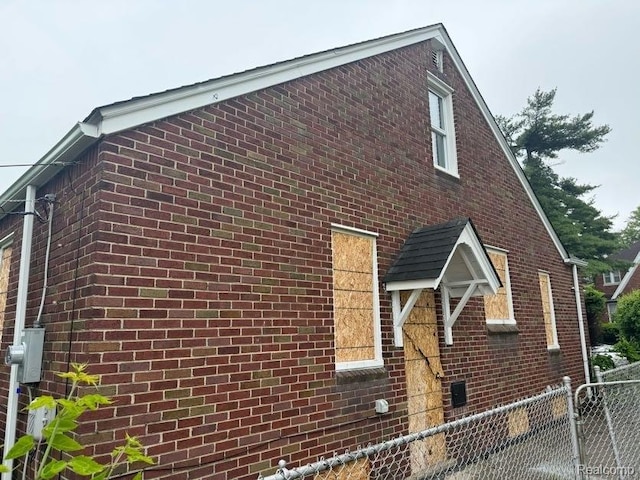 13801 Fordham St, Detroit, MI 48205 - view of side of home featuring brick siding