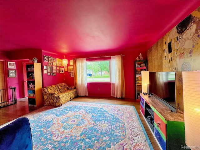 219 W Butler St, Bad Axe, MI 48413 - living room with wood finished floors
