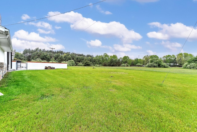 5853 W 112th St, Grant, MI 49327 - view of grassy yard with a view of rural / pastoral area