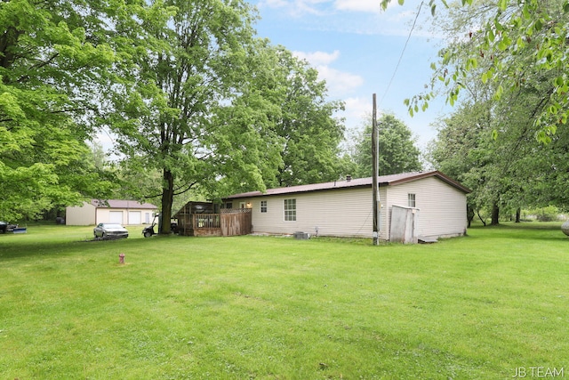 1211 107th Ave, Otsego, MI 49078 - view of grassy yard with view of wooded area