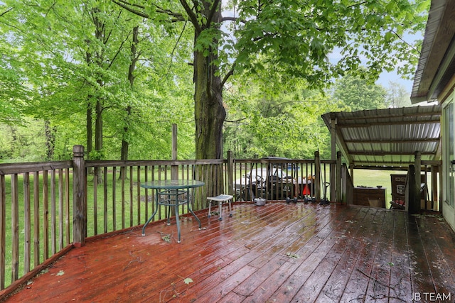 1211 107th Ave, Otsego, MI 49078 - view of wooden deck