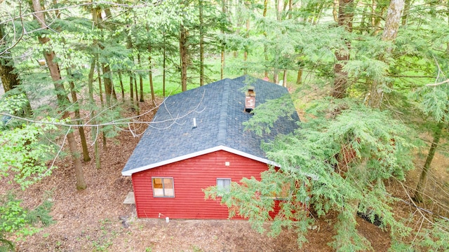 17341 Old Logging Rd, Hersey, MI 49639 - view from above of property