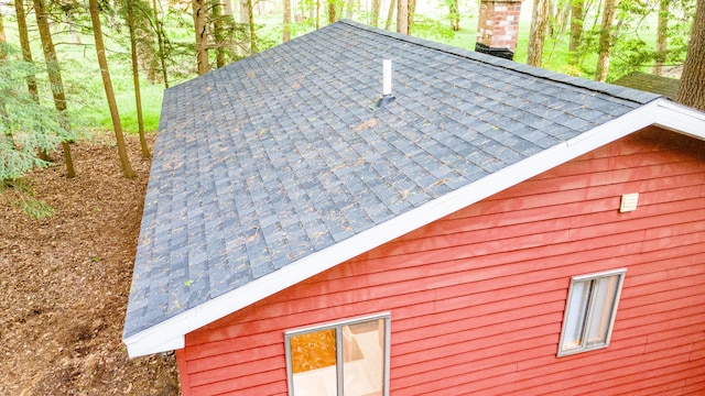 17341 Old Logging Rd, Hersey, MI 49639 - exterior view of a shingled roof