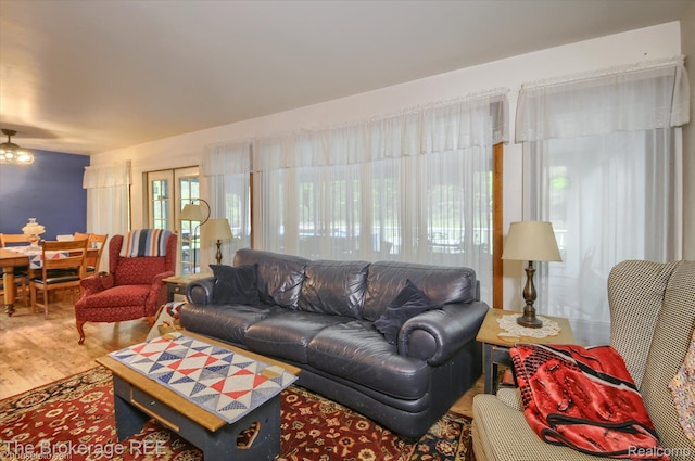 12445 Shaffer Rd, Davisburg, MI 48350 - living area featuring wood finished floors