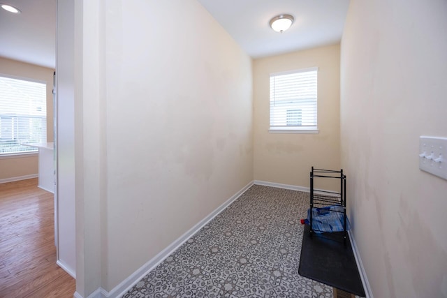 4301 Rolling Meadow Ln, Ypsilanti, MI 48197 - hallway with baseboards and recessed lighting