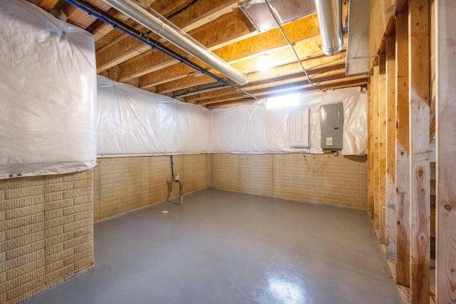 4301 Rolling Meadow Ln, Ypsilanti, MI 48197 - unfinished basement featuring electric panel