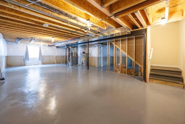 4301 Rolling Meadow Ln, Ypsilanti, MI 48197 - basement featuring gas water heater and heating unit
