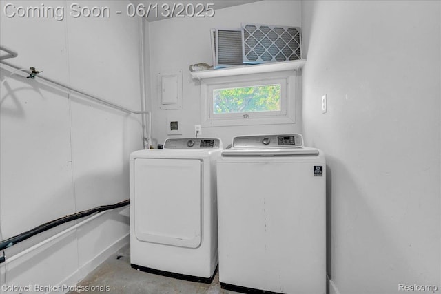 9060 N Sheldon Rd, Plymouth, MI 48170 - washroom featuring separate washer and dryer