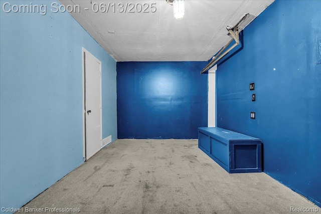 9060 N Sheldon Rd, Plymouth, MI 48170 - carpeted spare room featuring a textured ceiling