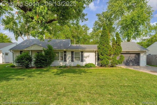 9060 N Sheldon Rd, Plymouth, MI 48170 - single story home with a garage and driveway