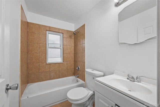 29056 Powers St, Westland, MI 48186 - bathroom with shower / bathtub combination, toilet, and vanity