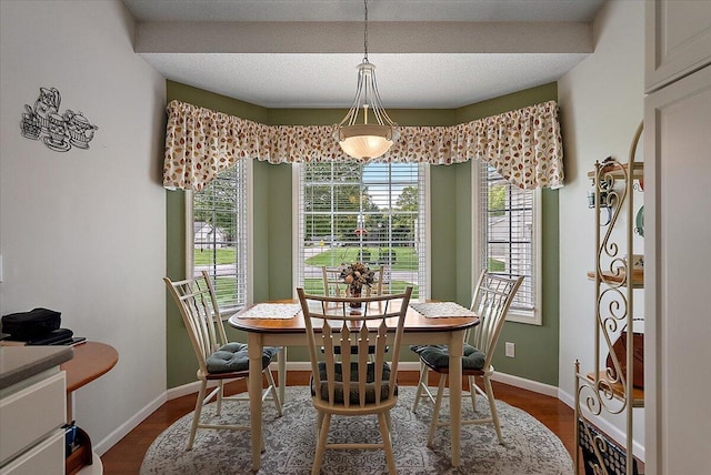 3799 Fairway Dr, Norton Shores, MI 49441 - dining room with plenty of natural light, dark wood-style flooring, and baseboards