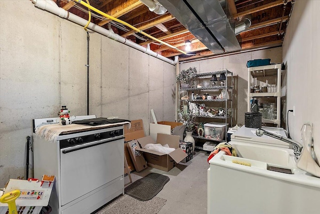 3799 Fairway Dr, Norton Shores, MI 49441 - view of unfinished basement