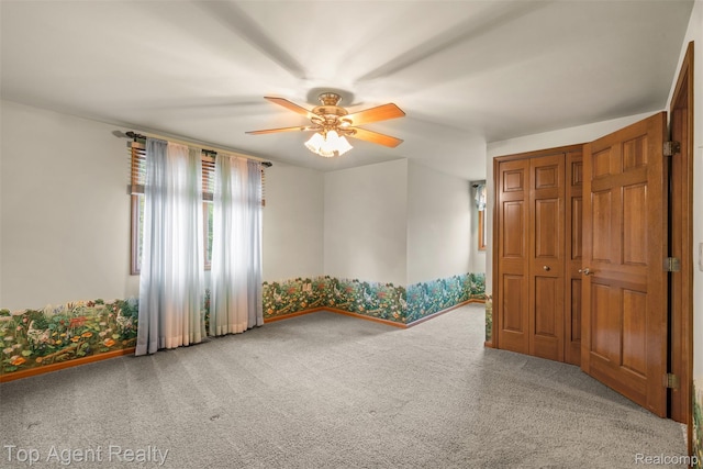 7386 Card Rd, Smiths Creek, MI 48074 - unfurnished room featuring carpet floors, ceiling fan, and baseboards