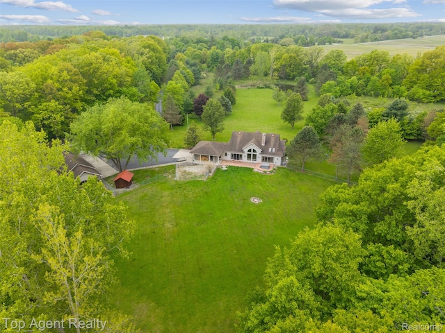 7386 Card Rd, Smiths Creek, MI 48074 - view of subject property featuring a forest