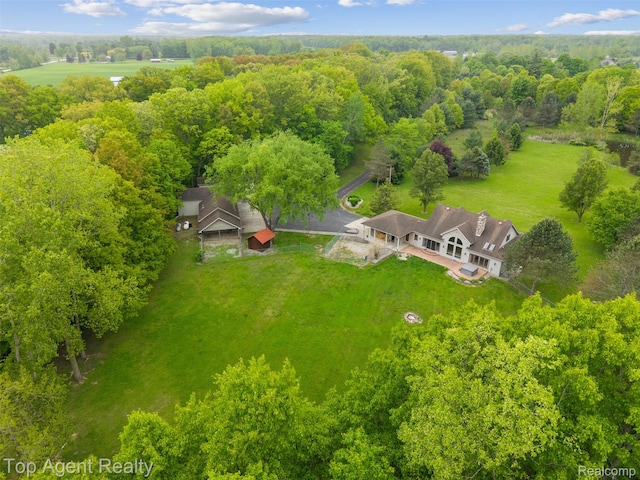 7386 Card Rd, Smiths Creek, MI 48074 - view of subject property with a forest