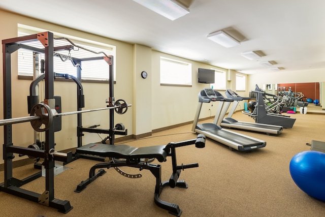 27 Library St NE Unit 301, Grand Rapids, MI 49503 - gym featuring baseboards