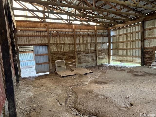 6600 Jefferson Rd, North Branch, MI 48461 - miscellaneous room with a garage