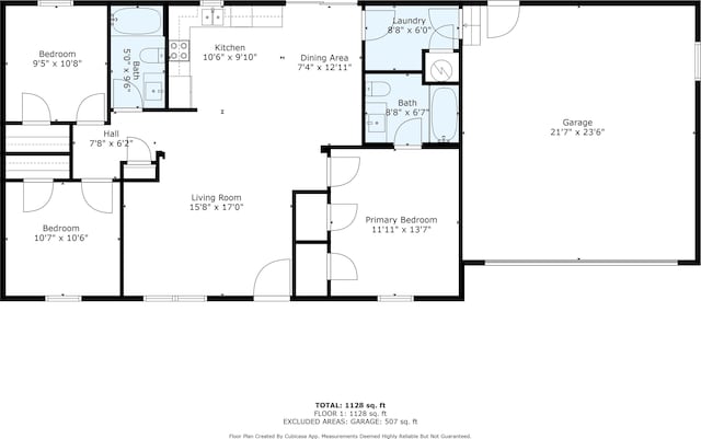 8524 S Elizabeth Dr, Maple City, MI 49664 - floor plan / room layout