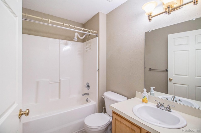 15200 Silver Pkwy Unit 101, Fenton, MI 48430 - bathroom featuring vanity, bathtub / shower combination, and toilet
