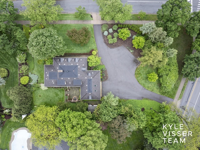600 Plymouth Ave SE, East Grand Rapids, MI 49506 - bird's eye view