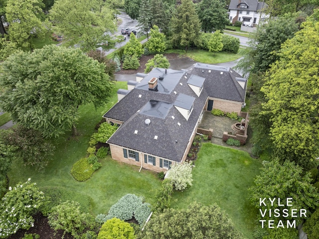 600 Plymouth Ave SE, East Grand Rapids, MI 49506 - view from above of property