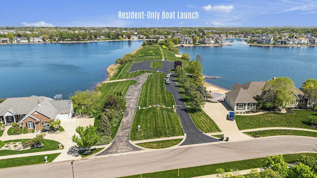 1657 N Bay Dr, Hudsonville, MI 49426 - aerial view of residential area featuring a nearby body of water