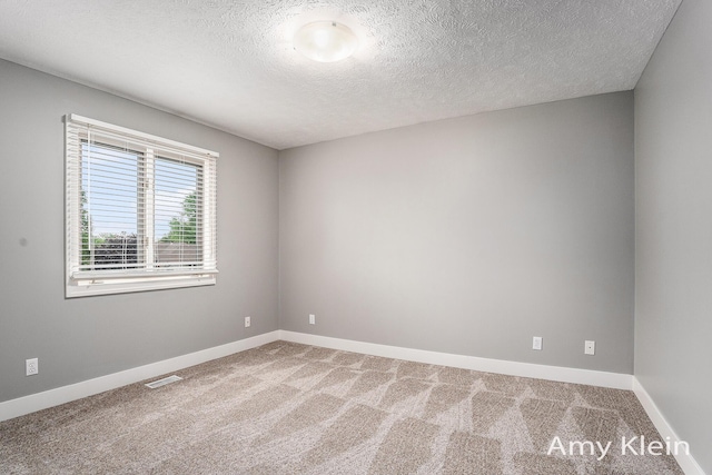1657 N Bay Dr, Hudsonville, MI 49426 - empty room featuring light colored carpet, a textured ceiling, and baseboards