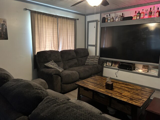 3092 S M 37, Baldwin, MI 49304 - living area featuring ceiling fan