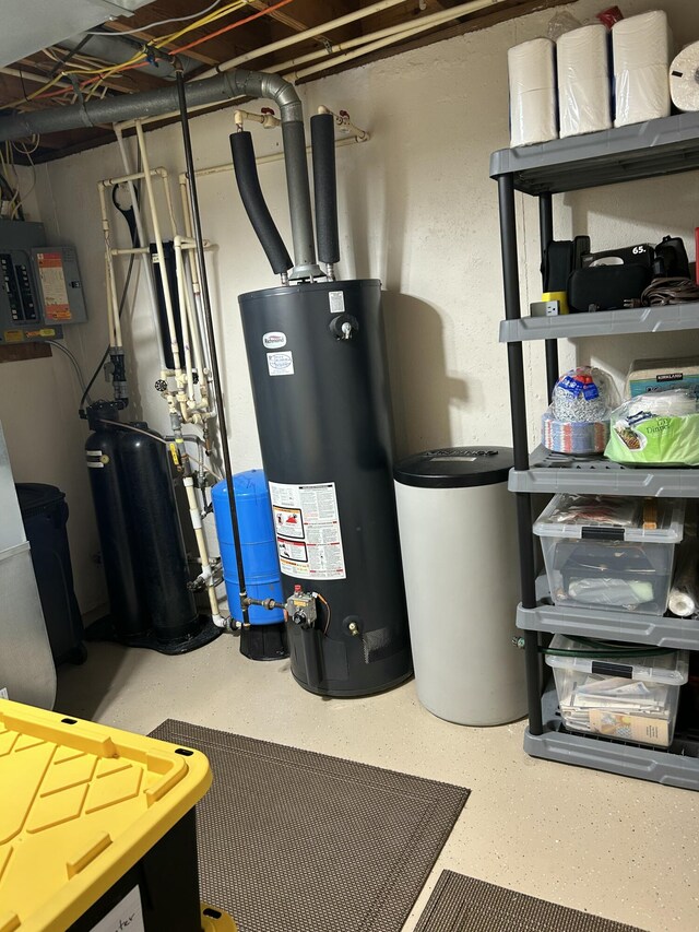 14278 Tyson Trl, Camden, MI 49232 - utilities featuring gas water heater and electric panel