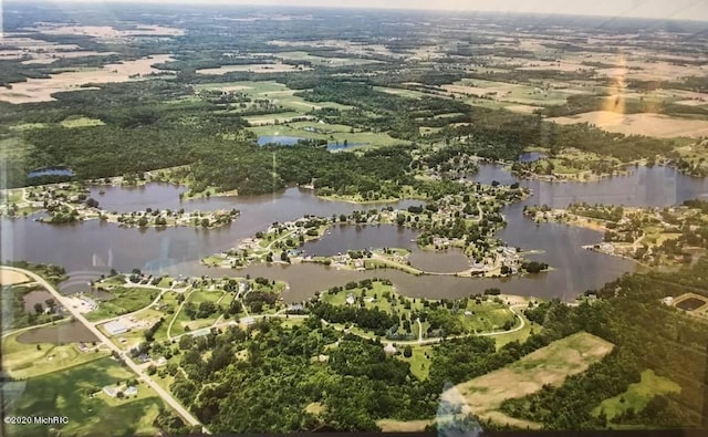 14278 Tyson Trl, Camden, MI 49232 - aerial view of property's location featuring a large body of water