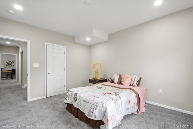 65 Melbourne St, Detroit, MI 48202 - bedroom with carpet, recessed lighting, and baseboards