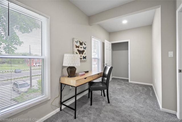 65 Melbourne St, Detroit, MI 48202 - carpeted home office with plenty of natural light and baseboards
