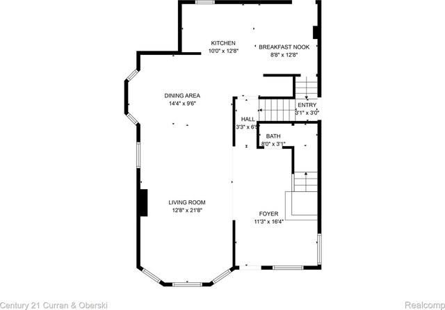 65 Melbourne St, Detroit, MI 48202 - floor plan / room layout