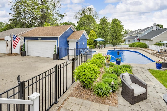 1406 W Washington Ave, Jackson, MI 49203 - view of pool