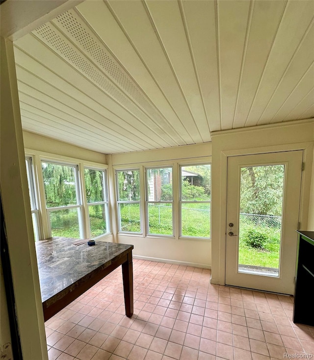 3758 Tienken Rd, Auburn Hills, MI 48326 - unfurnished sunroom featuring tile patterned flooring