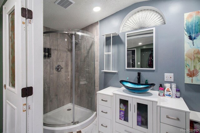 5315 Brown Rd, Millington, MI 48746 - bathroom with a shower stall and vanity
