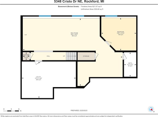 5348 Cristo Dr NE, Rockford, MI 49341 - property floor plan