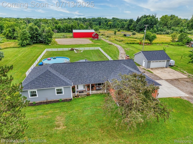 6245 Ray Rd, Swartz Creek, MI 48473 - aerial view of property and surrounding area