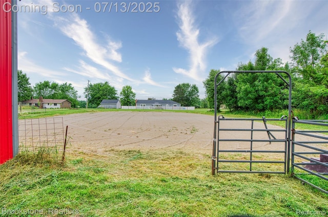 6245 Ray Rd, Swartz Creek, MI 48473 - view of yard with a gate