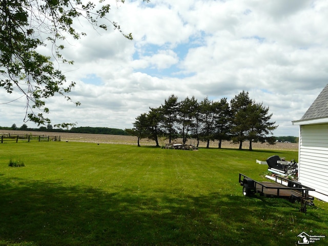 12067 Lewis Ave, Temperance, MI 48182 - view of grassy yard featuring a view of countryside