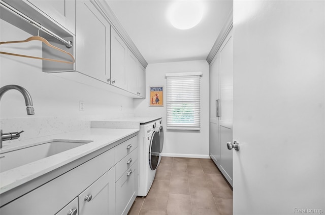 5259 Echo Rd, Bloomfield Hills, MI 48302 - washroom with cabinet space and baseboards