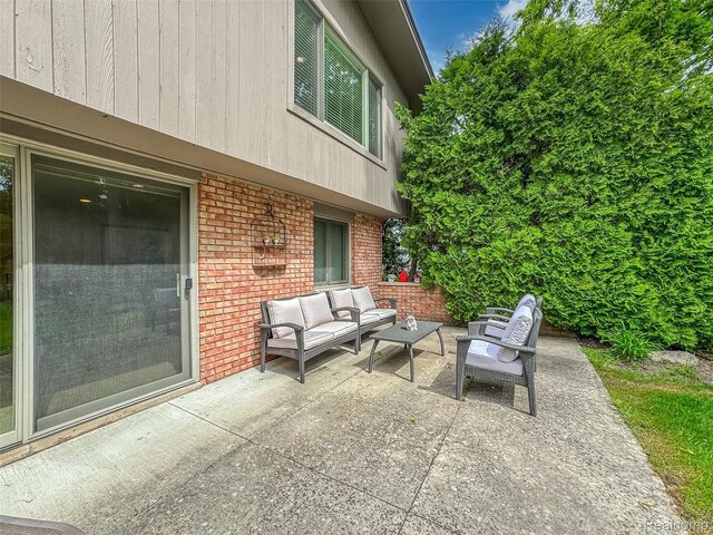 5259 Echo Rd, Bloomfield Hills, MI 48302 - view of patio featuring an outdoor living space
