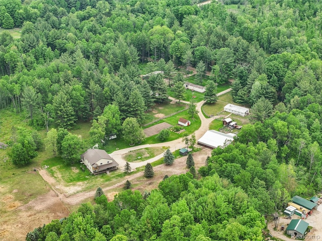 8875 N Lakola Rd, Tustin, MI 49688 - drone / aerial view of a heavily wooded area