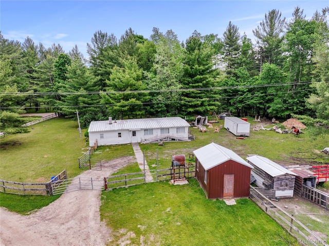 8875 N Lakola Rd, Tustin, MI 49688 - drone / aerial view