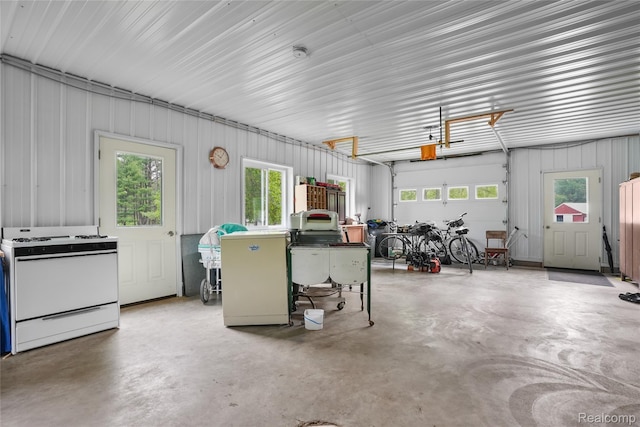 8875 N Lakola Rd, Tustin, MI 49688 - view of garage