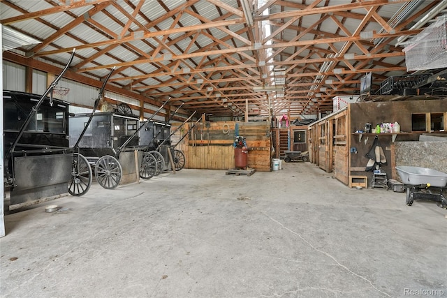 8875 N Lakola Rd, Tustin, MI 49688 - view of garage
